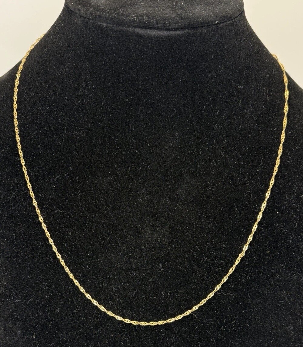 14K Yellow Gold Singapore Chain Necklace 21โ 2.97g Aurafin